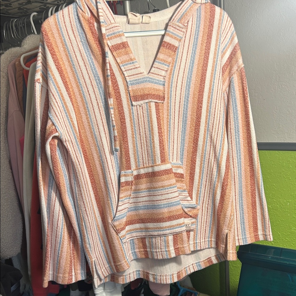 Roxy Multicolor Striped Pullover